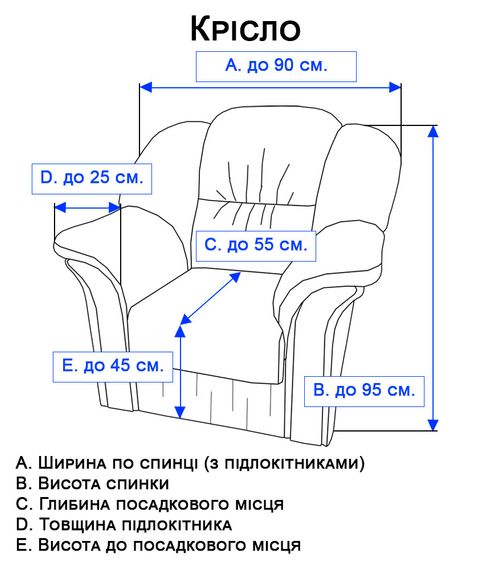 Чохли на крісла жатка Хакі | Зображення 1