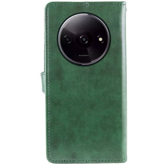 Шкіряний чохол-книжка GETMAN Gallant (PU) для Xiaomi Redmi A3 Зелений | Зображення 2