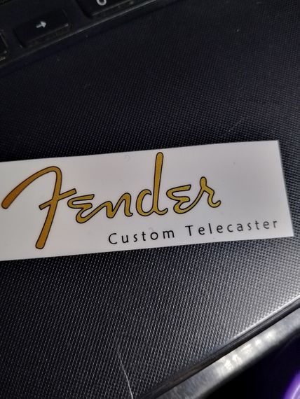Деколь наклейка для электрогитары Fender Custom Telecaster Gold | Зображення 1