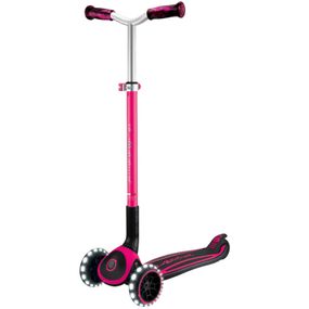 Самокат Globber Ace колеса з підсвіткою Фуксія (667-110)