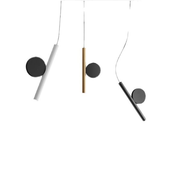 Люстра світлодіодна підвісна LED світильник для квартири на стелю лед 26579 Чорний 33-188х12х30 см. | Зображення 3