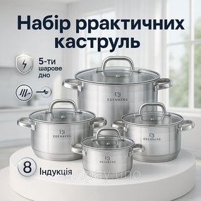 Набор кастрюль с жаростойкой крышкой, Набор кастрюль с неприлипающим покрытием посуды кастрюли MG-69