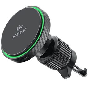 Автодержатель с БЗУ Acefast D33 Qi2 Magnetic Wireless Charging 15W Black