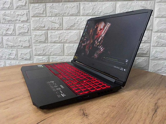 Ноутбук Acer Nitro AN515-55 15.6"FHD/IPS/144Hz/i5 10300H/8/SSD512/GTX1650-4Gb | Зображення 2