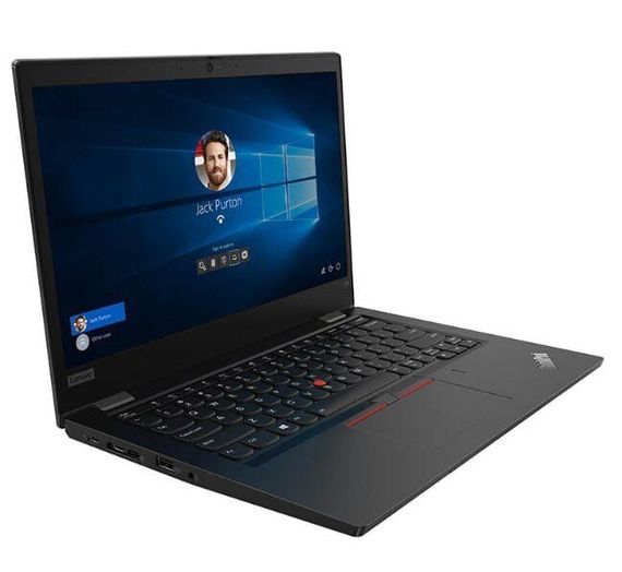Ноутбук Lenovo ThinkPad L13 Gen 1 / 13.3" (1920x1080) IPS / Intel Core i5-10210U (4 (8) ядра по 1.6 - 4.2 GHz) / 8 GB DDR4 / 128 GB SSD / Intel UHD Graphics for 10th Generation / WebCam б/у | Зображення 2