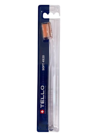 Зубна щітка Tello 4920 Soft, d 0.12mm, помаранчевий