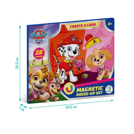 Магнитная игра-одевалка "Маршал и Скай" 200699, 2 фигурки, 28 магнитов | Зображення 1