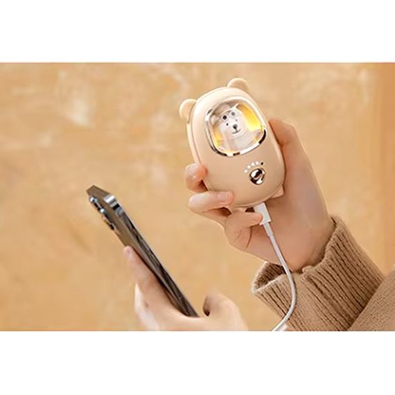 Портативное ЗУ Power Bank GXZ-N6 2in1 с обогревателем для рук 6800 mAh | Зображення 5