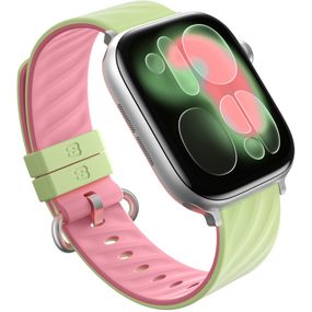 Ремінець BlueO Lollipop Silicone для Apple Watch 38/40/41/42mm(ser.10) Pink Green