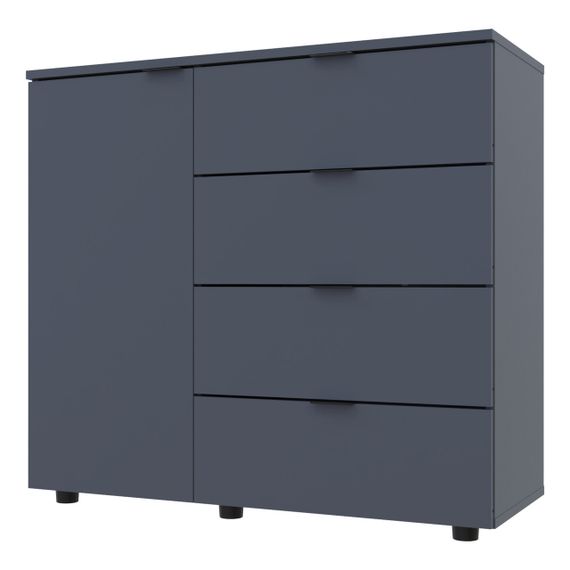 Комод в гостиную Doros Гелар GС1 100х40х81,2 см Графит (DRS-011288) | Зображення 1