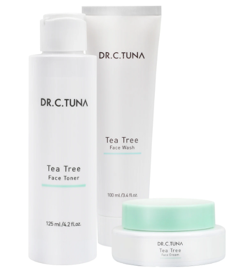 Набор для жирной комбинированной проблемной кожи Farmasi Tea Tree Dr. C. Tuna крем гель тоник чайное дерево | Зображення 3