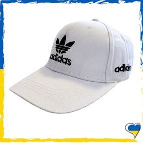 Кепка Adidas. Кепка Адідас. Унісекс, біла. Шапка 55-59р