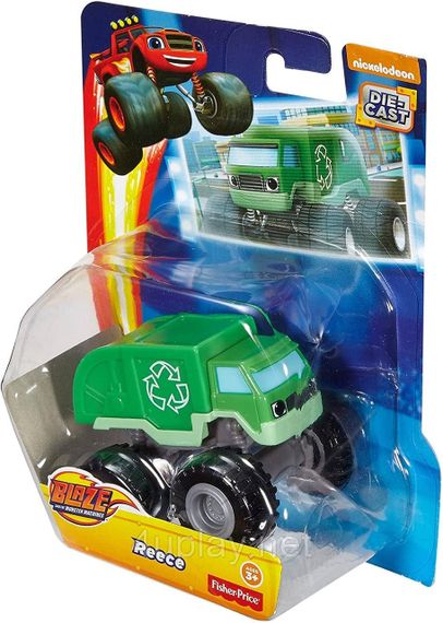 Блиск і диво-машинки Машинка Сміттєвоз Ріс Оригінал Fisher-Price Blaze & Monster Machines Reece