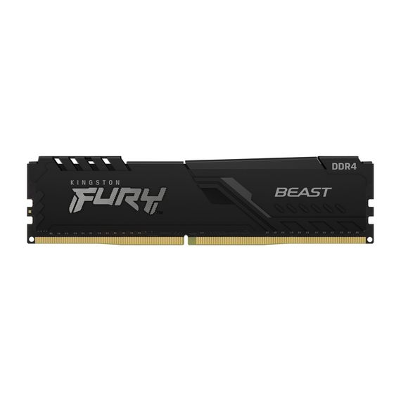 Модуль пам'яті для комп'ютера DDR4 16GB (2x8GB) 3200 MHz Fury Beast Black Kingston Fury (ex.HyperX) (KF432C16BBK2/16) | Зображення 1