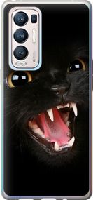 Чехол на Oppo Reno5 Pro Plus Чёрная кошка "932u-2243-17620"