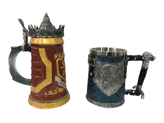 Подарунковий набір Кухоль Game Of Thrones House Lannister і Кухоль King In The North Targaryen 3D Король Півночі | Зображення 1