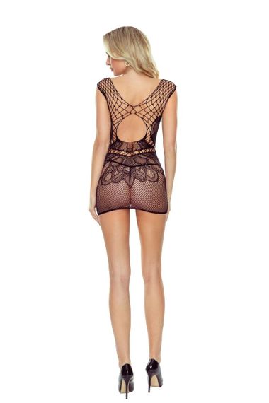 Бодистокінг Passion BS111 One Size, black Sex Aura | Зображення 1