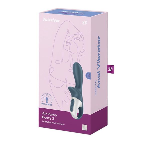 Анальный вибратор надувной Satisfyer Air Pump Booty 2 | Зображення 4
