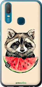 Чохол на Vivo Y11 Єнотик з кавуном "4605u-629-2448"
