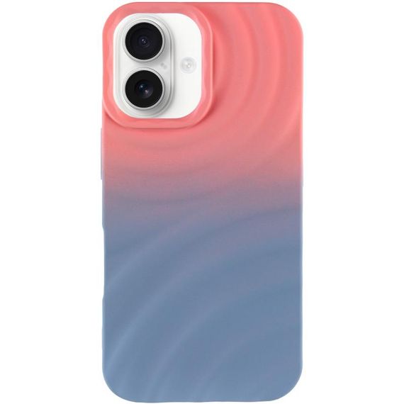 Чохол TPU ColorWave для Apple iPhone 16 (6.1") Peach / Sky | Зображення 1