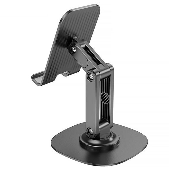 Подставка для телефона Hoco HD6 Winner dual-axis rotating Black | Зображення 3