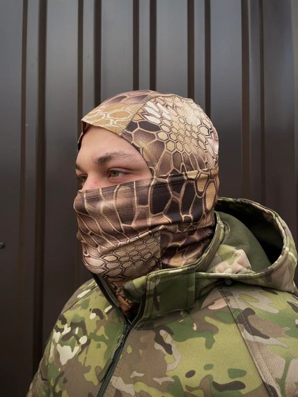 Тактична балаклава пісочний камуфляж | Зображення 3