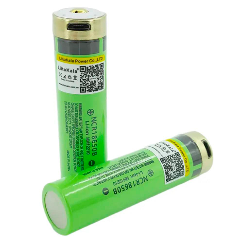 Аккумулятор 18650, 3400 мАч, LiitoKala USB-34B, встроенный USB порт, защита | Зображення 2