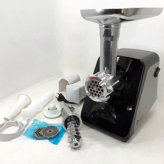 Електром'ясорубка, шатківниця та соковитискач DOMOTEC MS-2024 (3000Вт, OA-805 томати, терки/шатківниці) | Зображення 1