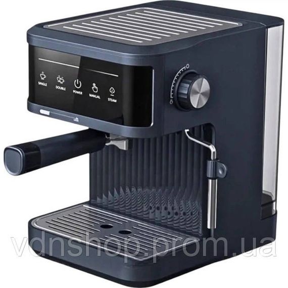 Кавоварка рожева Crownberg CB-1571 1200Вт кухонна кавоварка з резервуаром 1.8л і сенсорним дисплеєм JZ-77