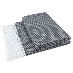 Плед бавовняний LINDA сірий Love You 140 x 200 см