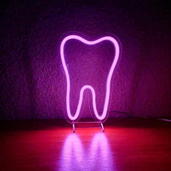 Неоновий світильник Зуб 230х325 acr-n000103 | Зображення 4