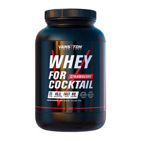 Протеїн Vansiton Whey For Coctail 1500 g /25 servings/ Strawberry