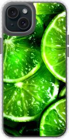 Чохол на iPhone 15 Plus Зелені часточки лимона "852pm-3097-2448"