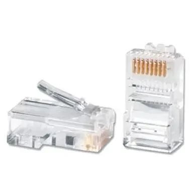 Коннектор RJ45 прозрачный A+ 100 шт | Зображення 2