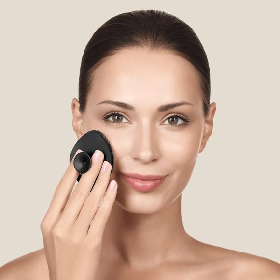 Щетка для лица GESKE Facial Brush 4в1 с держателем white, Серый | Зображення 3
