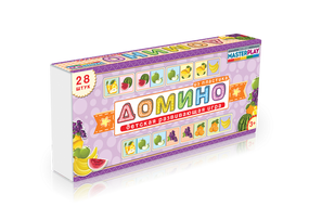 Детская настольная игра домино "Фрукты" 1-092 от 3х лет