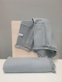 Рушник Zeron 128483 Туреччина 100х150  Бавовна Світло-сірий