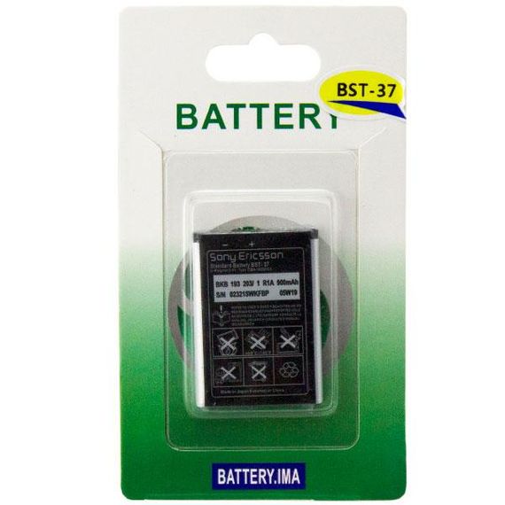 Акумулятор quality BST-37 900 mAh K705i, W810i, Z300i | Зображення 1