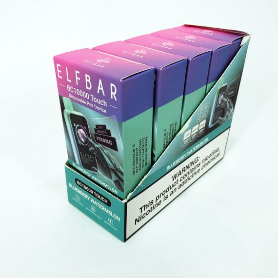 Elf Bar BC10000 Touch смак Чорниця Кавун (Blueberry Watermelon) (ws87954-1) | Зображення 3
