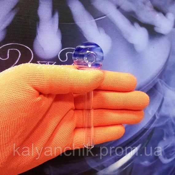 Трубка стеклянная Tigris Oil Blue | Зображення 2