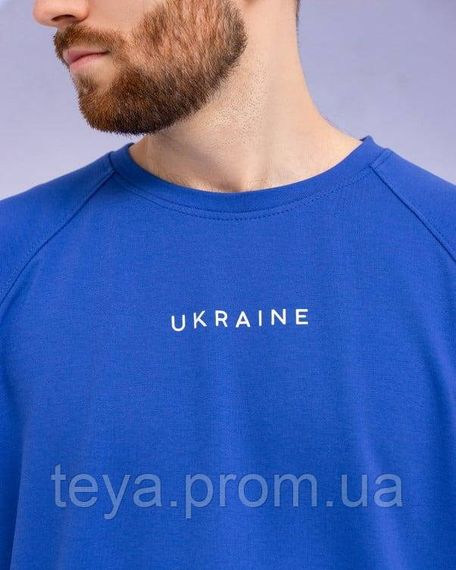Футболка для чоловіків колір синій розмір L FI_007029 | Зображення 2