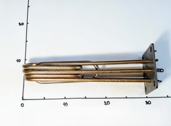 Блок ТЕНів 6000W на квадратному фланці 100×100мм (Україна) | Зображення 2