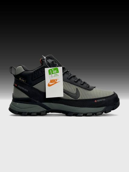 Кросівки зимові Rivah Gore-Tex Khaki Black Fur Хутро А4744 46 29.5-30 см