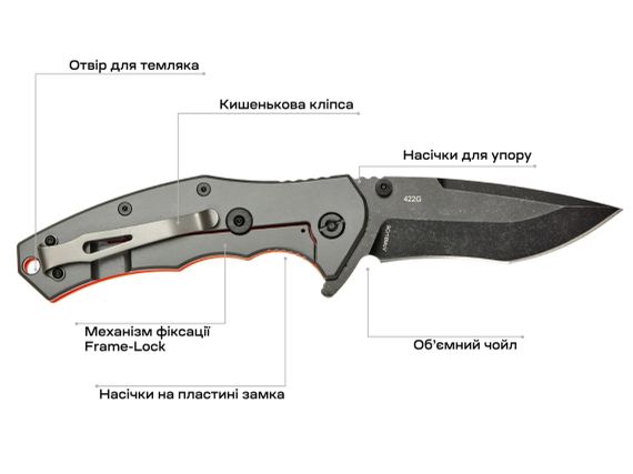 Ніж Skif Griffin II BSW Orange | Зображення 7