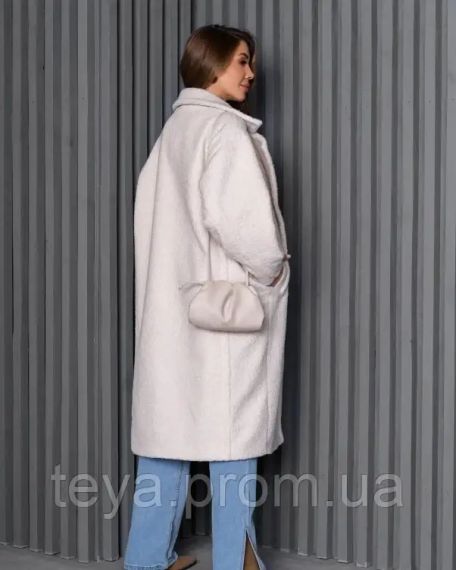 Пальто цвет молочный размеры S, M, L, XL FI_008967 | Зображення 2