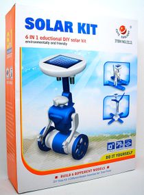 Робот конструктор на солнечных батареях 6 различных модификаций роботов Solar Robot 6 в 1