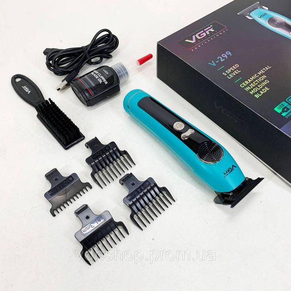 Багатофункціональний тример для стрижки волосся і тіла VGR, Тример з регульованою довжиною DG-21 | Зображення 4