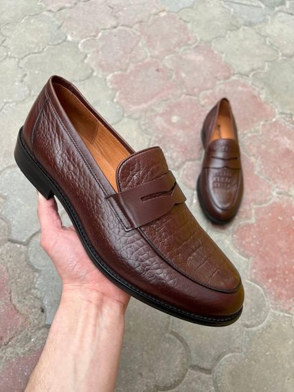 Чоловічі туфлі зі шкіри преміум-класу 45 розмір. | Зображення 4