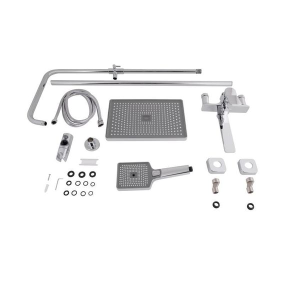 Душова система універсальна Qtap Presto на три споживача (з виливом) QTPRE111CRM45575 Chrome | Зображення 8