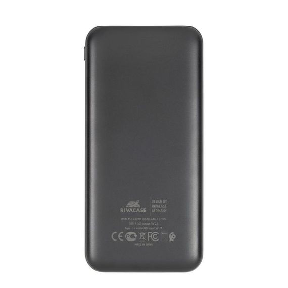 Портативний зарядний пристрій Rivacase, 10000 mA, RIVAPOWER VA2031 (Black) | Зображення 2